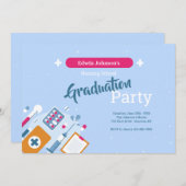 医科卒業者 招待状 (正面/裏面)