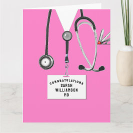 医科大パーソナライズされた学の卒業 カード