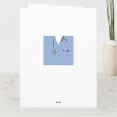 医科大パーソナライズされた学の卒業 カード (裏面)