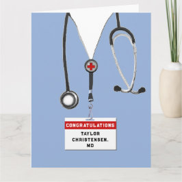 医科大パーソナライズされた学の卒業 カード