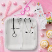 医科大パーソナライズされた学の卒業 ペーパープレート (パーティー)