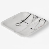 医科大パーソナライズされた学の卒業 ペーパープレート (傾斜あり)