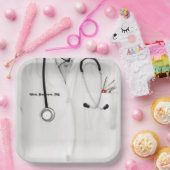 医科大パーソナライズされた学の卒業 ペーパープレート (パーティー)