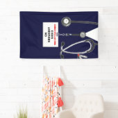 医科大パーソナライズされた学の卒業 横断幕 (インサイチュ)