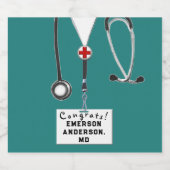 医科大学院 スパークリングワインラベル (シングルラベル)