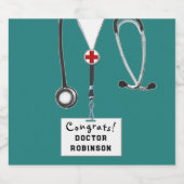 医科大学院 スパークリングワインラベル (シングルラベル)