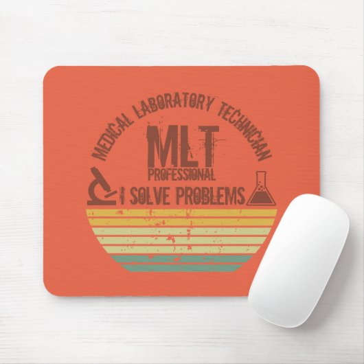 医科研おもしろい究技術mlmヴィンテージ夕日 マウスパッド (マウス)