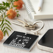 医科研おもしろい究科学研究員ユーモア研究所 キーホルダー (正面右)