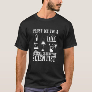 医科研おもしろい究科学研究員ユーモア研究所 Tシャツ