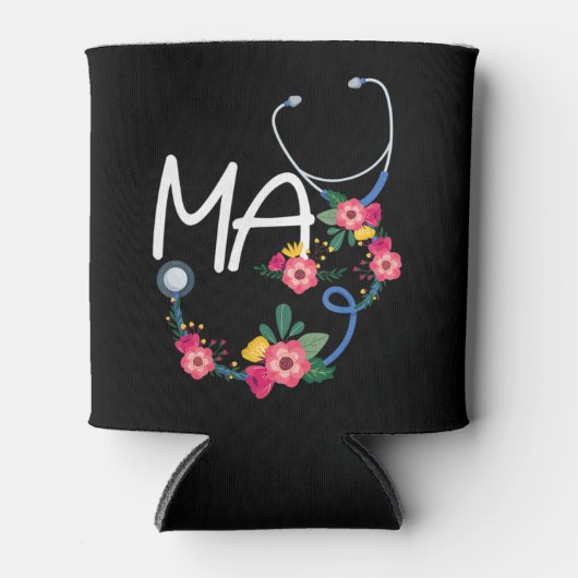 医科補助病院聴診器フローラ領域 缶クーラー (正面)