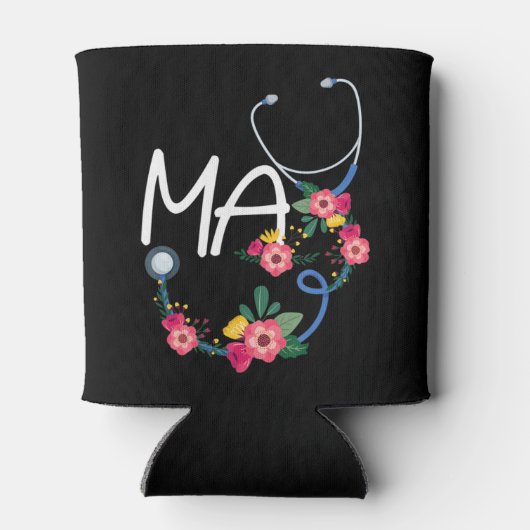 医科補助病院聴診器フローラ領域 缶クーラー (裏面)