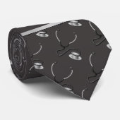 医科,ナース,医師をテーマにした聴診器,名前 ネクタイ (ロール)