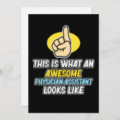 医素晴らし師補佐PA医学生GR サンキューカード (正面/裏面)