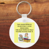 医者おもしろいのユーモア キーホルダー (正面)