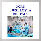 医者おもしろいのユーモア ポスター (正面)