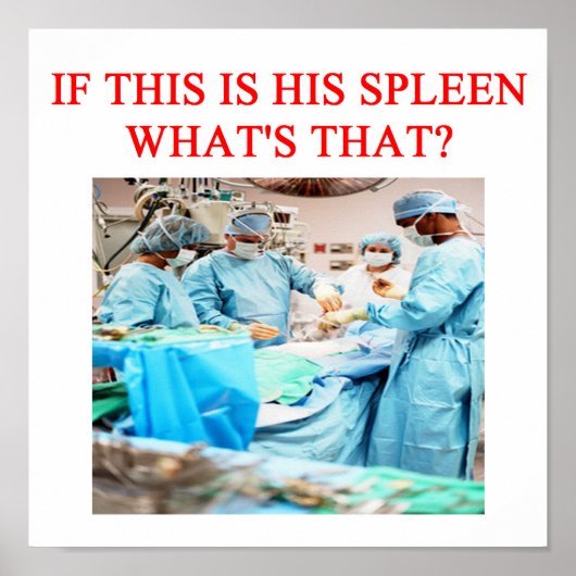 医者おもしろいのユーモア ポスター (正面)