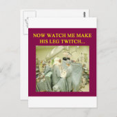 医者おもしろいのユーモア ポストカード (正面/裏面)