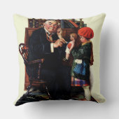 医者および人形 クッション (裏面)