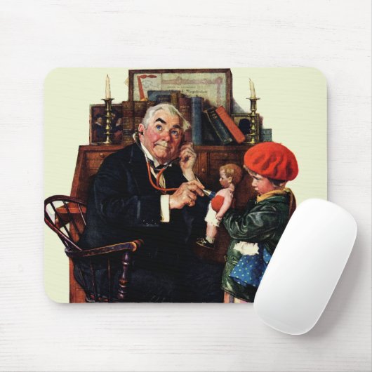 医者および人形 マウスパッド (マウス)