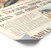 医者がラクダを吸う ポスター (角)