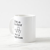 医者であって魔術師ではない コーヒーマグカップ (正面左)