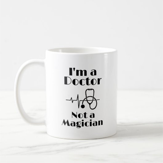 医者であって魔術師ではない コーヒーマグカップ (左)