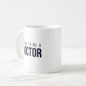 医者であることを誇りに思う コーヒーマグカップ (正面左)