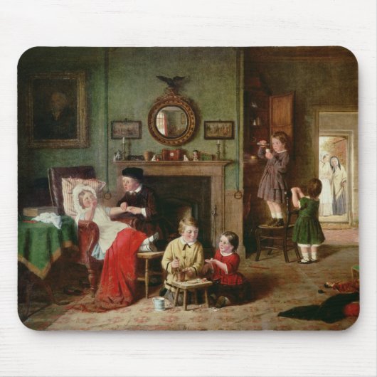 医者で遊ぶこと マウスパッド (正面)