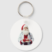 医者としてのサンタ キーホルダー (正面)