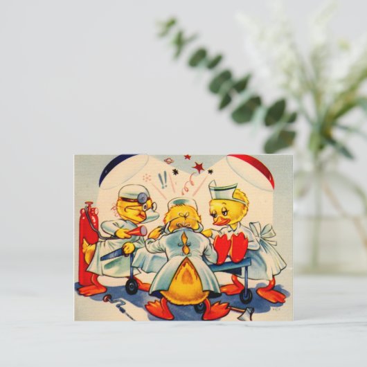 医者とカックナースの医者 ポストカード (スタンド正面)