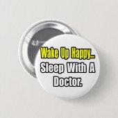 医者と一緒に寝る 缶バッジ (正面&裏面)