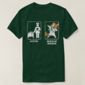 医者と血管外科医のユニコーンのダビングギフト Tシャツ (デザイン正面)