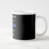 医者になるとは夢にも思わなすごいカッコいいい ジャンボコーヒーマグカップ (右)