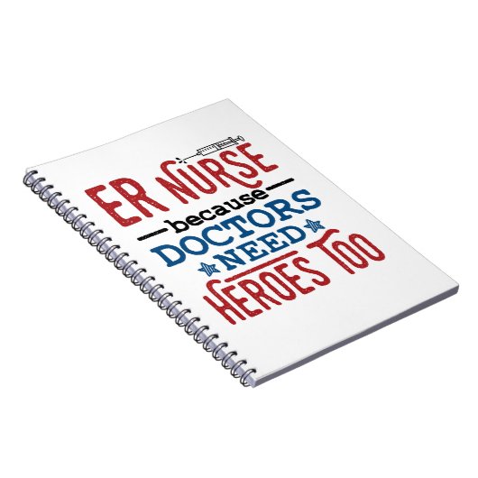 医者にもヒーローが必要なERナース ノートブック (右側)