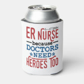 医者にもヒーローが必要なERナース 缶クーラー (缶裏面)