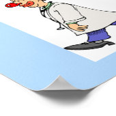 医者のおもしろい冗談 ポスター (角)