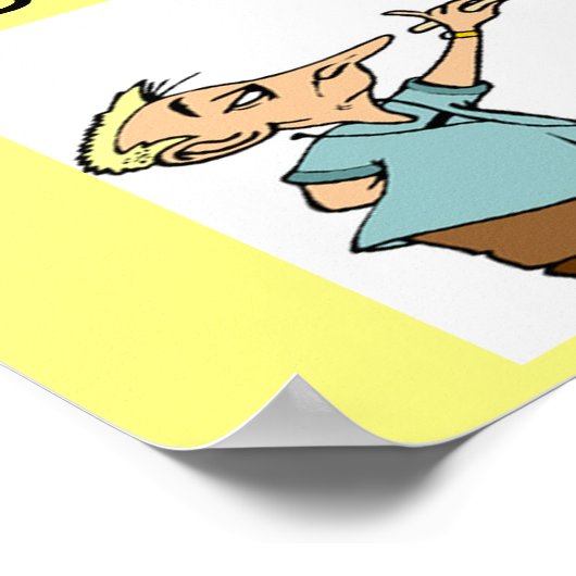 医者のおもしろい冗談 ポスター (角)