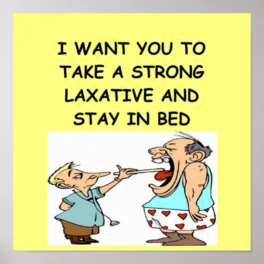 医者のおもしろい冗談 ポスター (正面)