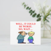 医者のおもしろい冗談 ポストカード (スタンド正面)