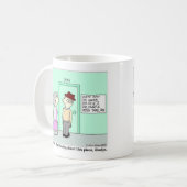 医者のオフィスのカップル コーヒーマグカップ (正面左)