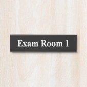 医者のオフィス歯科医診察室ドアサイン サインプレート (正面)
