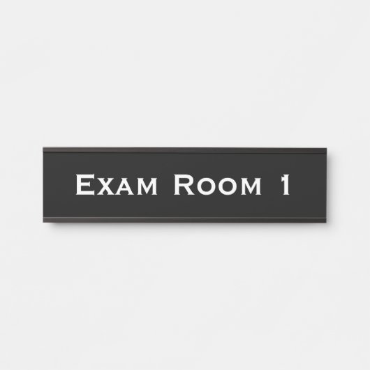 医者のオフィス歯科医診察室ドアサイン サインプレート (正面)