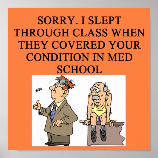 医者のジョーク ポスター (正面)