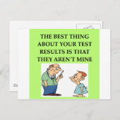 医者のジョーク ポストカード (正面/裏面)