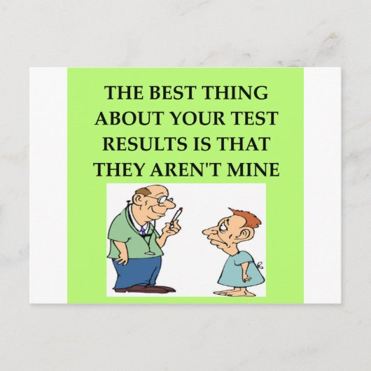 医者のジョーク ポストカード (正面)