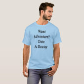 医者のデートを望む Tシャツ (正面フル)