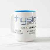 医者のマグ ツートーンマグカップ (正面左)