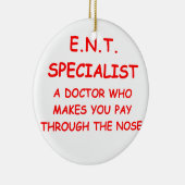 医者の冗談 セラミックオーナメント (右)