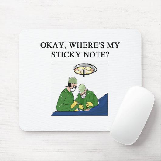 医者の医者の外科医の冗談 マウスパッド (マウス)