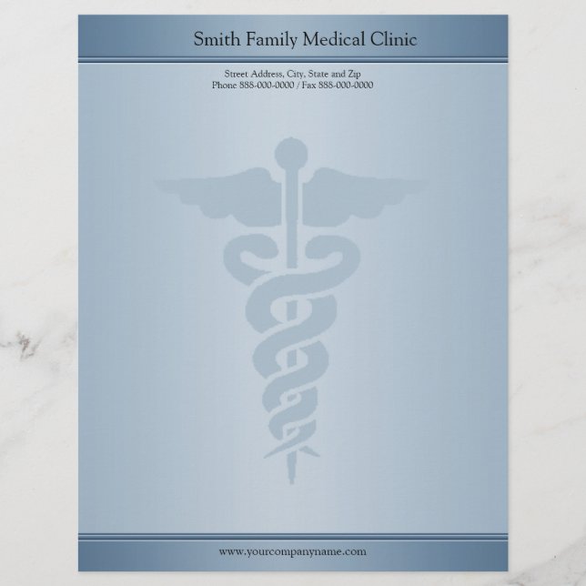 医者の医者レターヘッド レターヘッド (正面)